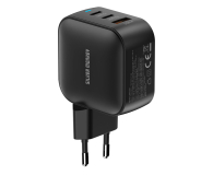 Silver Monkey Ładowarka GaN Smart Trio 70W PD Czarna - 1417249 - zdjęcie 8